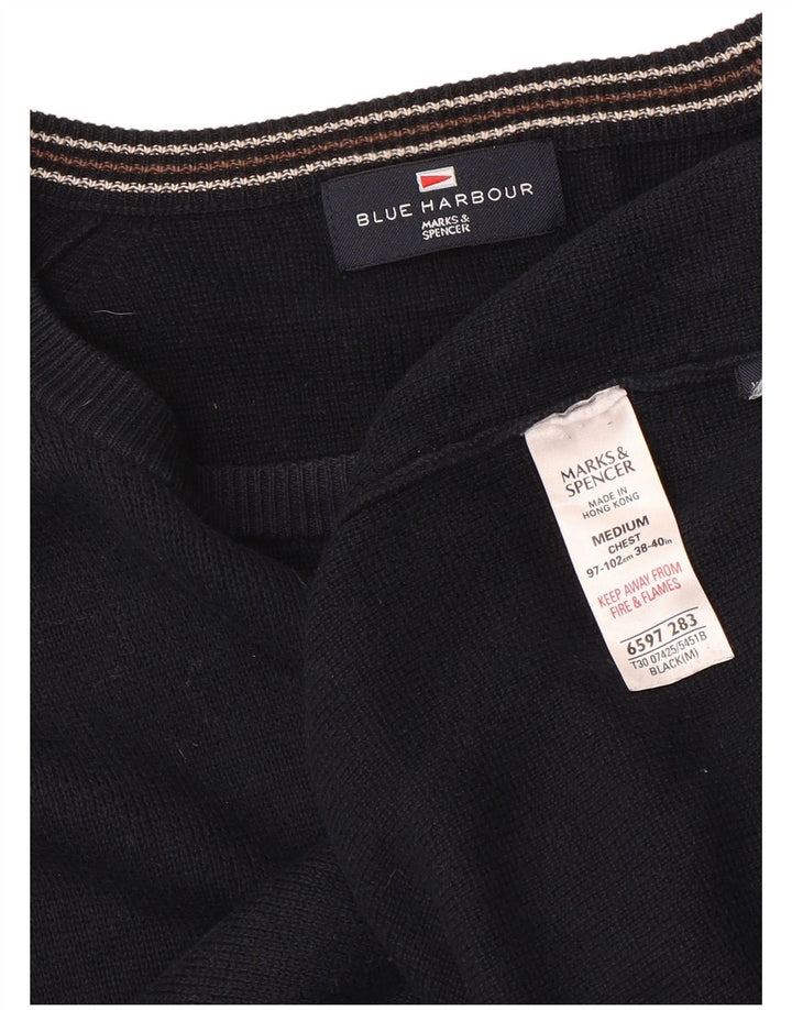 Marks & Spencer Suéter Autograph con Cuello Barco para Hombre Azul Marino Mediano