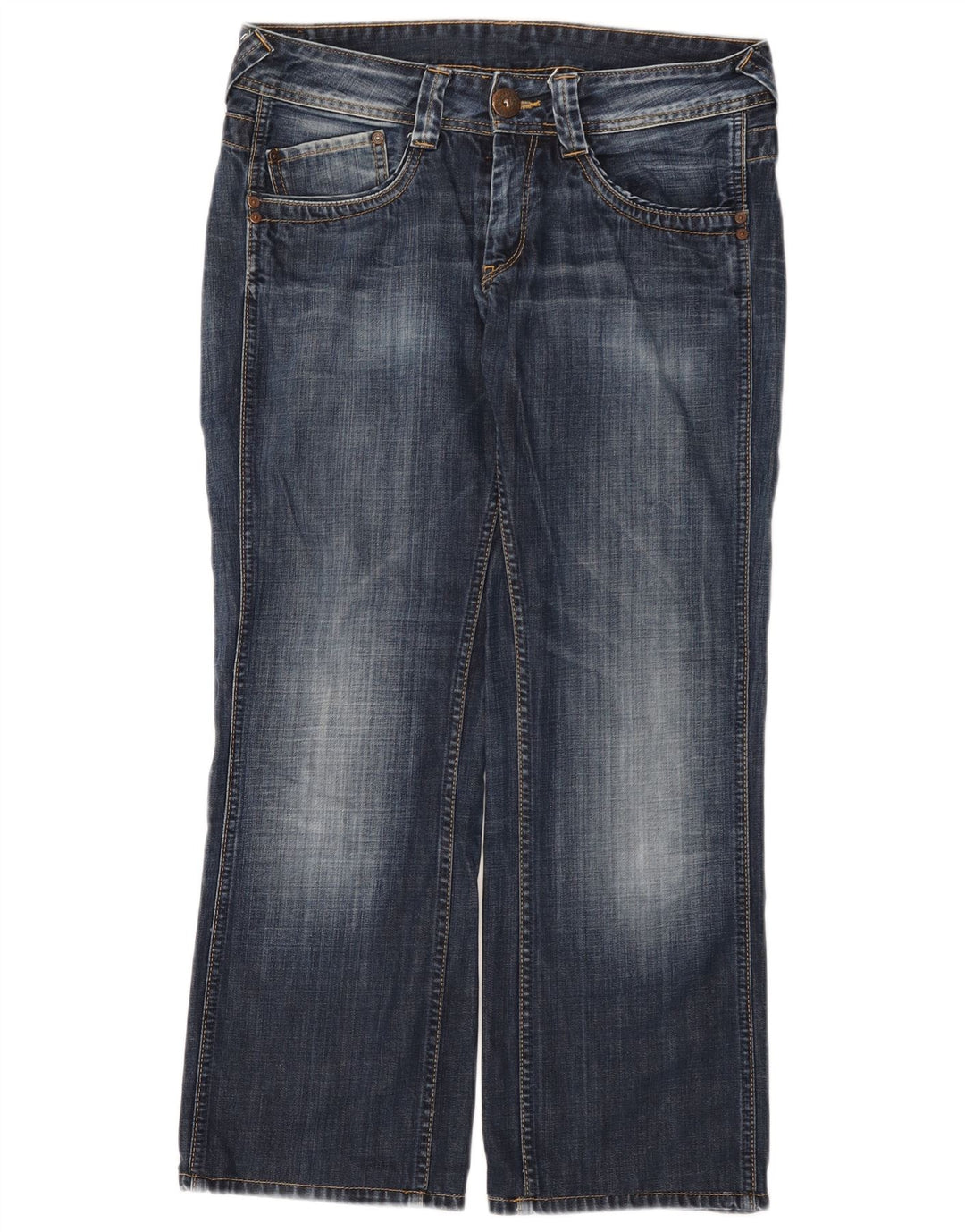PEPE Jeans Mujer Suelto W31 L34 Azul Algodón