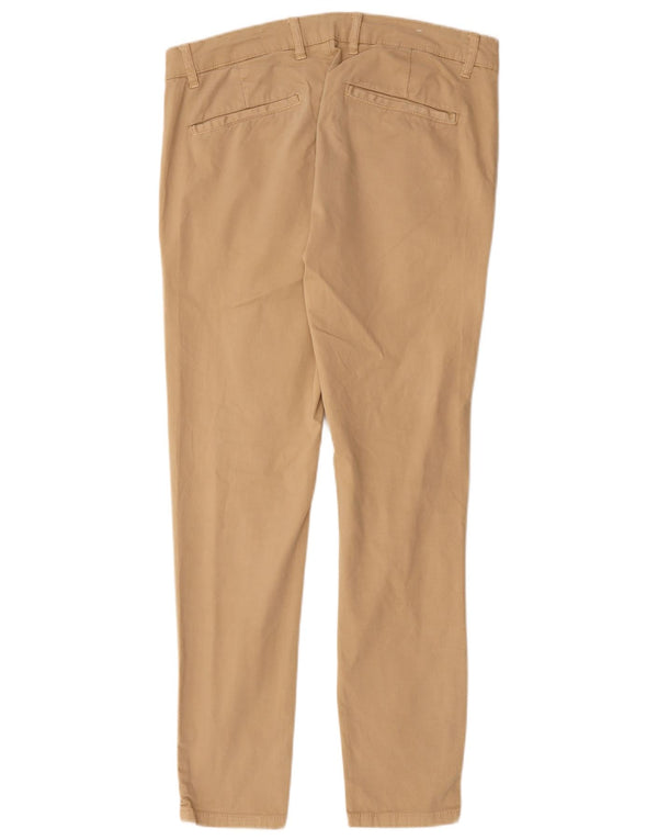 Zara Mens Slim Chino Pantalones EU 44 Large W34 L30 Beige