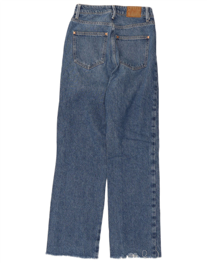 Zara Vaqueros Rectos Mujer EU 34 2XS W24 L29 Azul