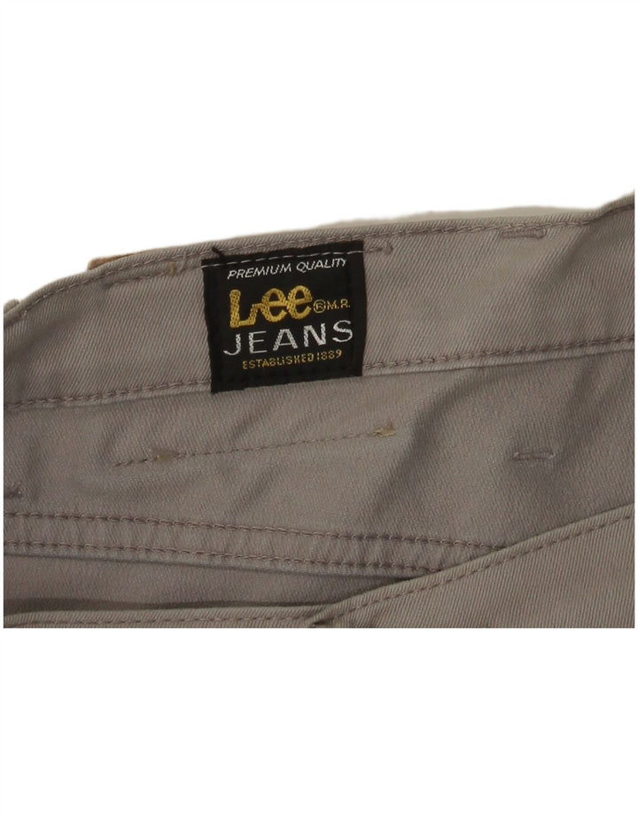 Pantalones informales rectos Lee para hombre W40 L28 Gris