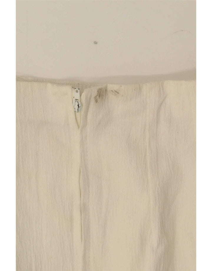Marks & Spencer Minifalda de tubo para mujer UK 10 Small W25 Poliéster blanco
