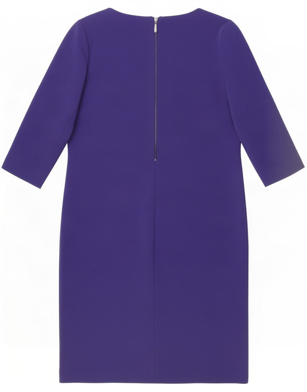 Libra Vestido recto de manga 3/4 para mujer UK 10 Small Azul marino