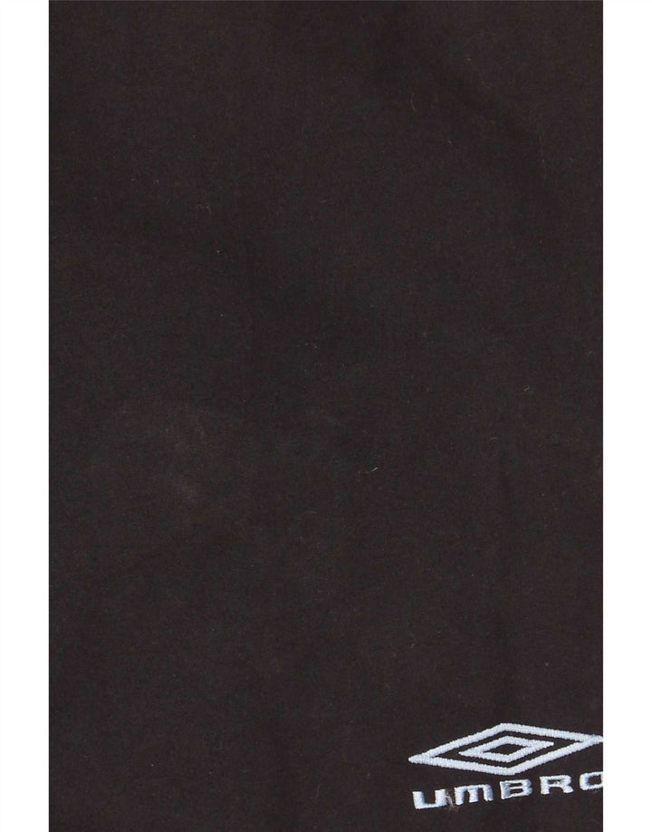 Pantalones cortos deportivos Umbro para hombre, talla grande, color negro
