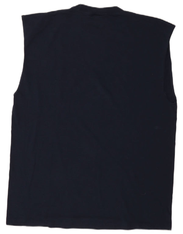 Champion Hombre Chaleco Top XL Azul Marino