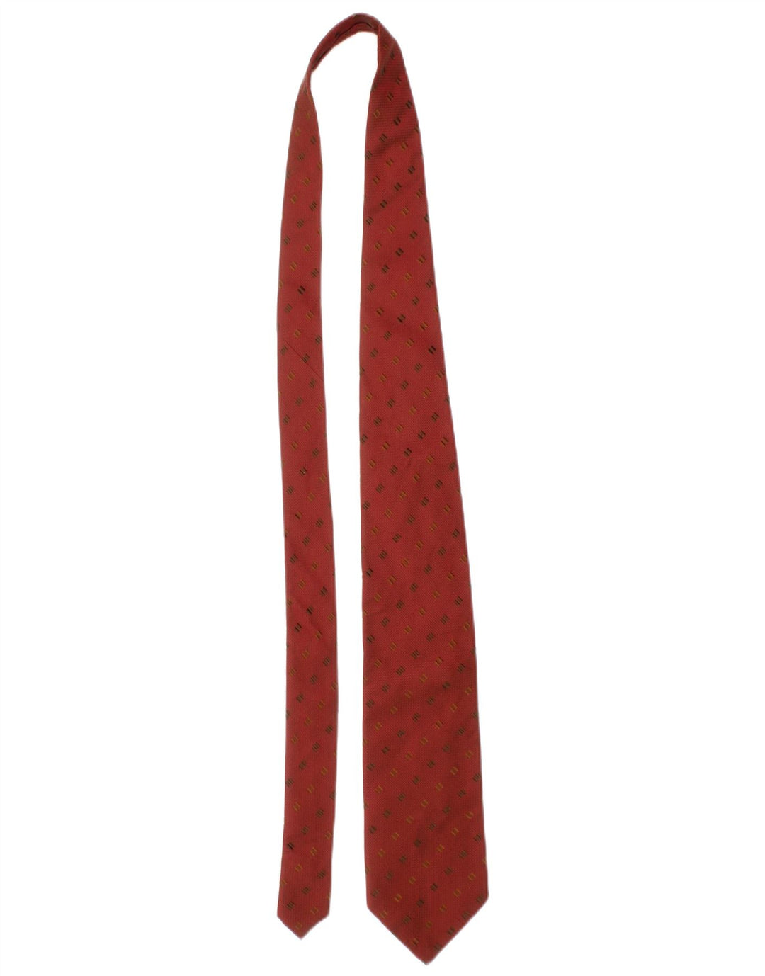Corbata Ermenegildo Zegna para hombre talla única seda geométrica roja clásica