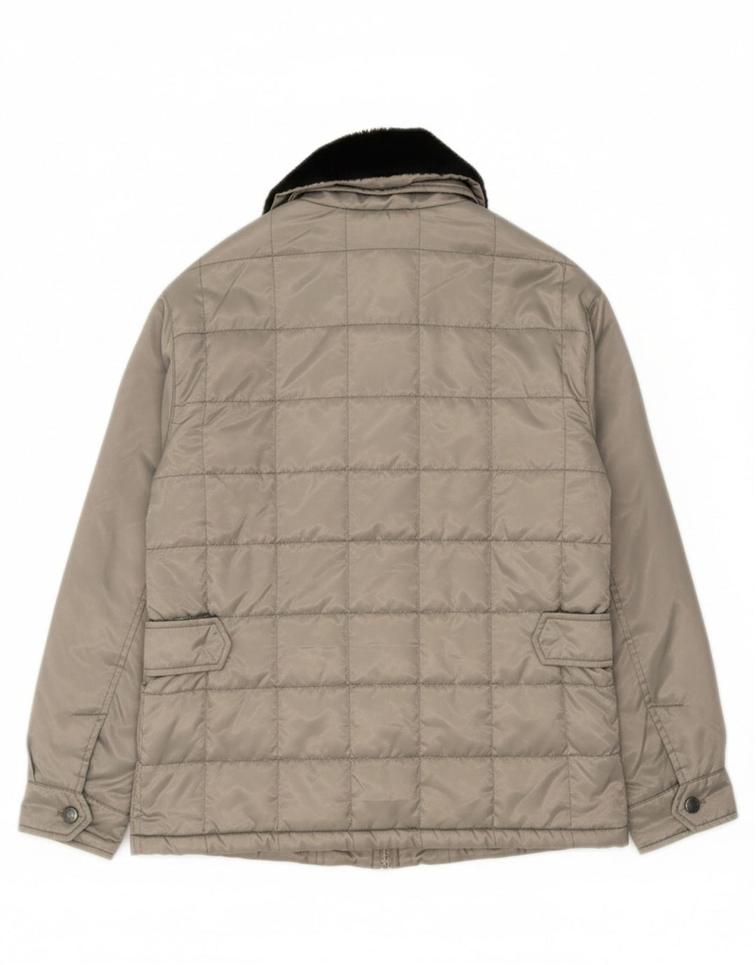 CHATEU BEAU CADRE Womens Padded Jacket UK 16 Large Grey