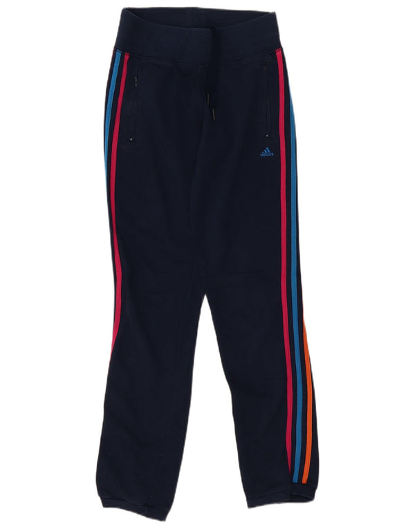 Adidas Mujer Climalite Chándal Pantalones Joggers UK 4/6 XS Azul Marino