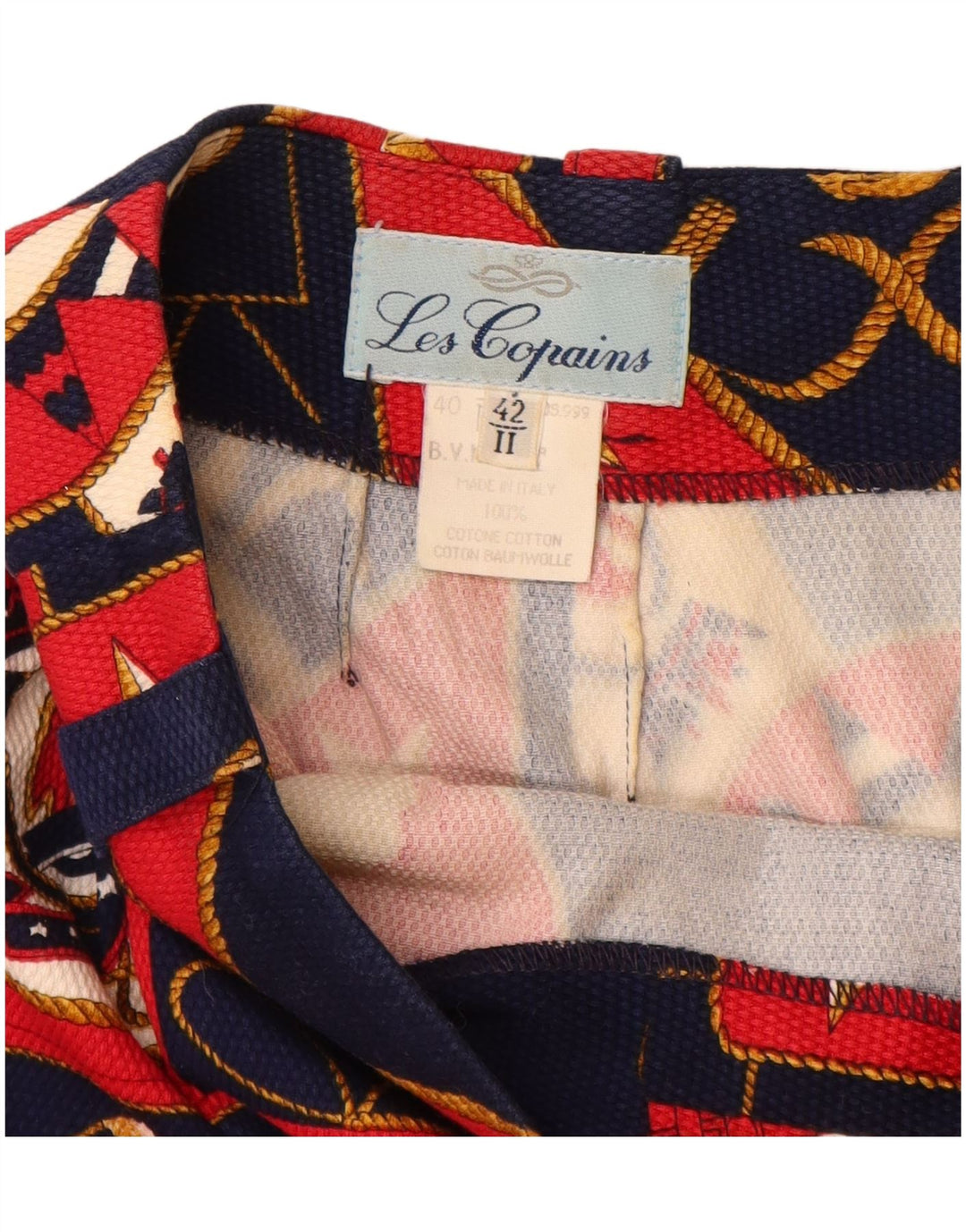 LES COPAINS Falda lápiz para mujer IT 42 Medium W26 Azul marino