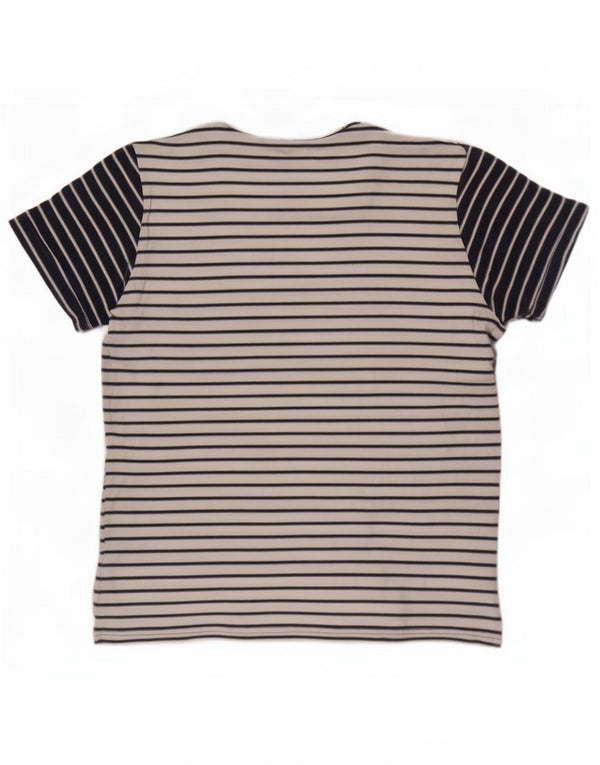 Camiseta Joules Hombre Top Large Blanco Rayas