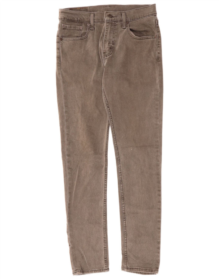 Levi's Hombre 512 Slim Tapered Jeans W30 L32 Algodón Gris