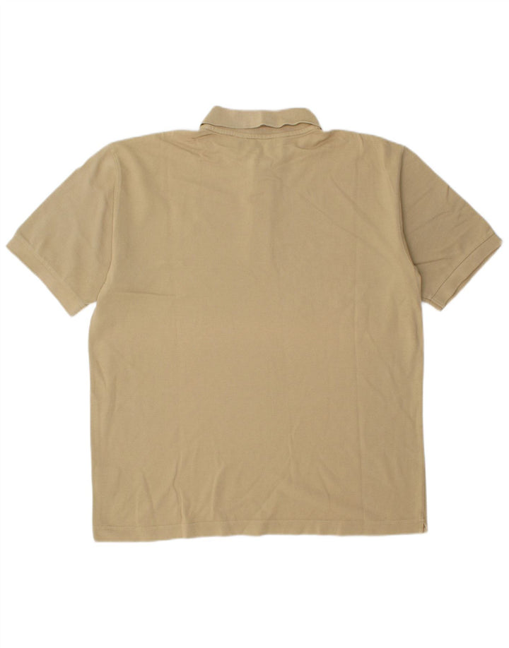 Polo Kappa Hombre Grande Beige Algodón