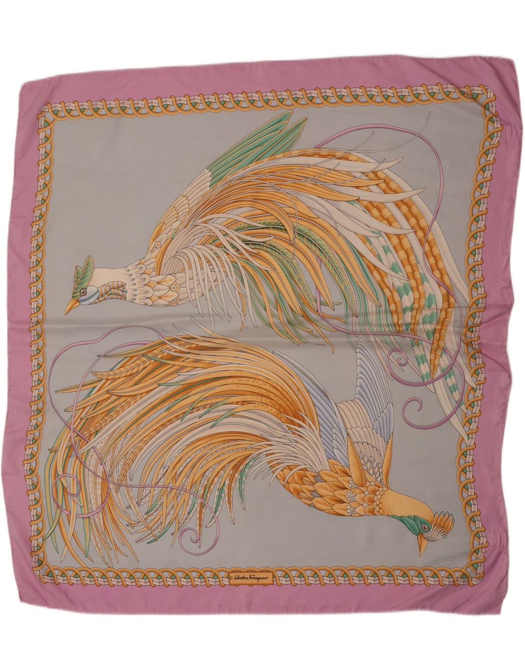 Salvatore Ferragamo Bufanda cuadrada para mujer Talla única Diseñador multicolor