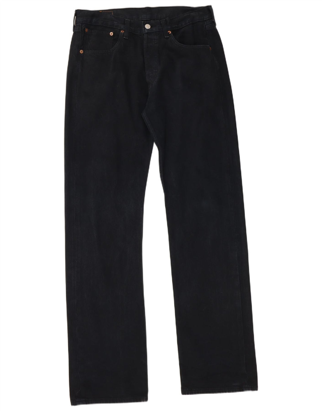 LEVI'S Vaqueros rectos 501 para hombre W31 L34 Azul marino