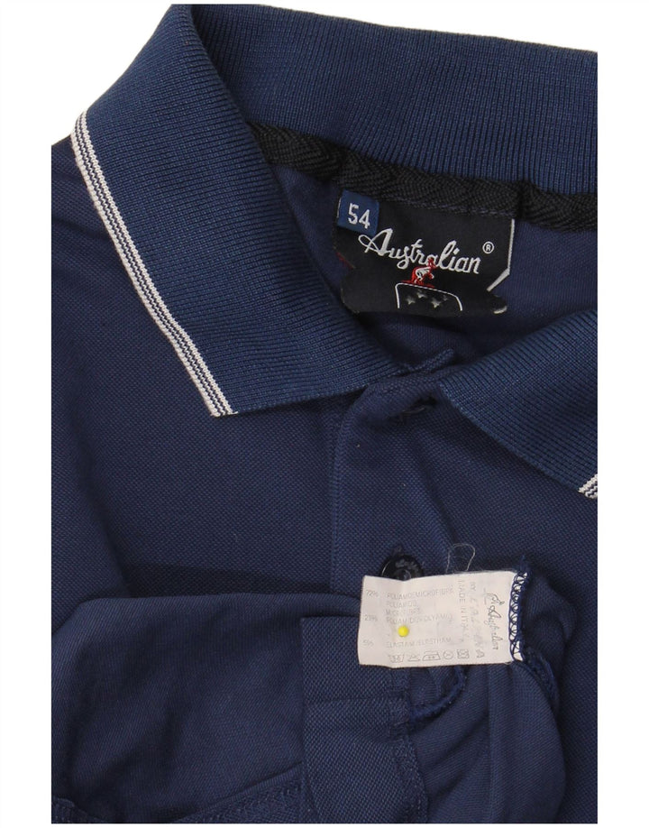 AUSTRALIAN L'ALPINA Polo Hombre IT 54 XL Azul Marino Poliamida