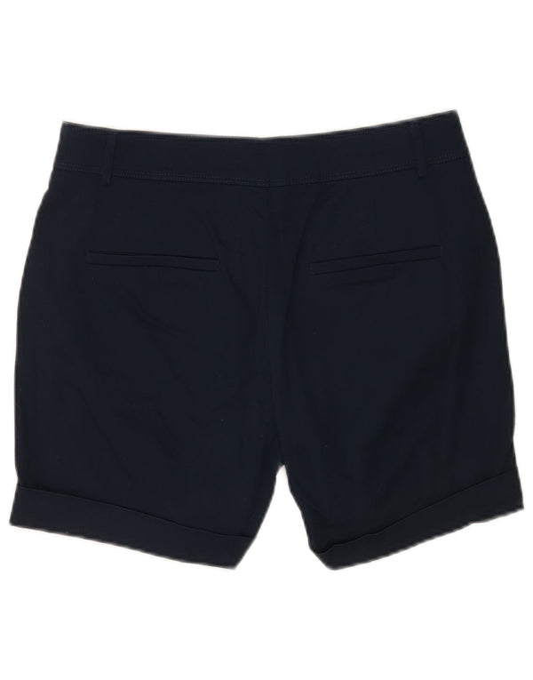 Massimo Dutti Chino Shorts Mujer EU 38 Small W28 Azul Marino Algodón