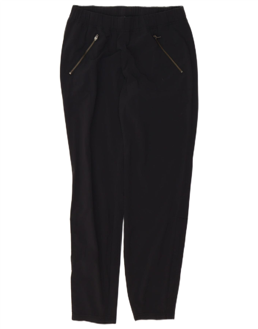 ATHLETA Pantalones casuales delgados para mujer US 4 Small W28 L28 Poliéster negro