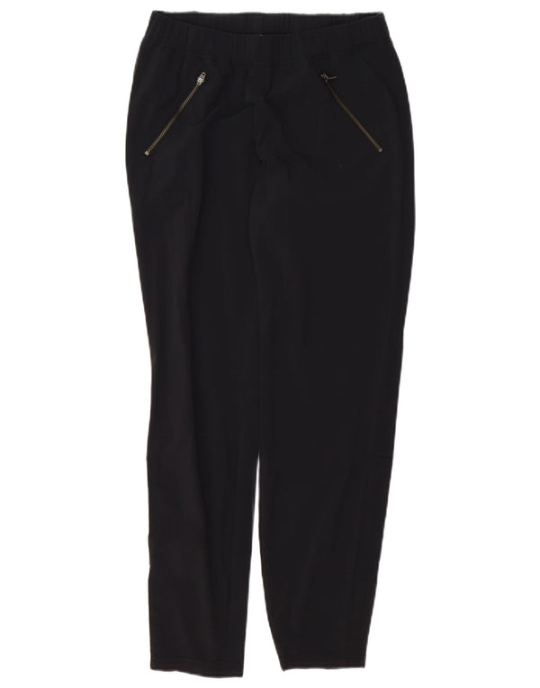 ATHLETA Pantalones casuales delgados para mujer US 4 Small W28 L28 Poliéster negro