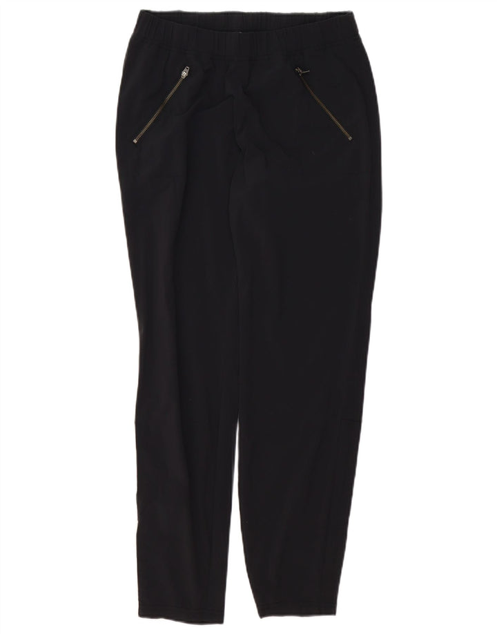 ATHLETA Pantalones casuales delgados para mujer US 4 Small W28 L28 Poliéster negro