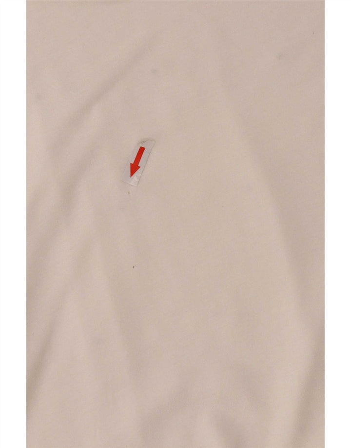 Massimo Dutti Blusa Mujer Top UK 40 XL Viscosa Blanco