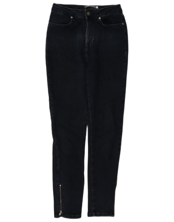 MINT VELVET Vaqueros pitillo de cintura alta para mujer UK 10 Small W26 L27 Azul marino