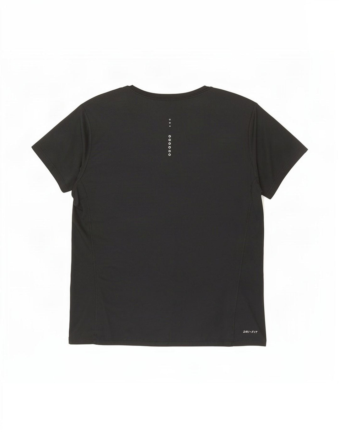 Nike - Camiseta Dri Fit para mujer, talla 40, talla grande, poliéster negro