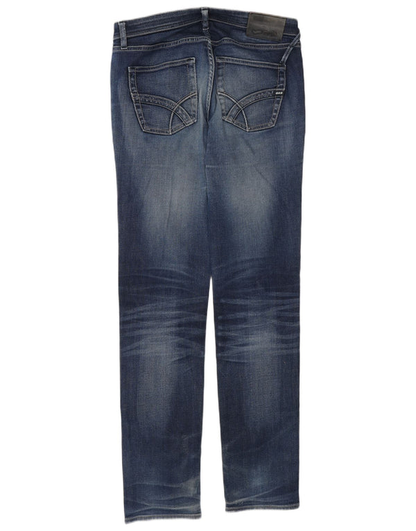 Gas Hombre Albert Slim Jeans W32 L34 Algodón Azul