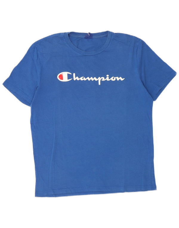 Champion Camiseta Gráfica para Hombre Top Grande Azul