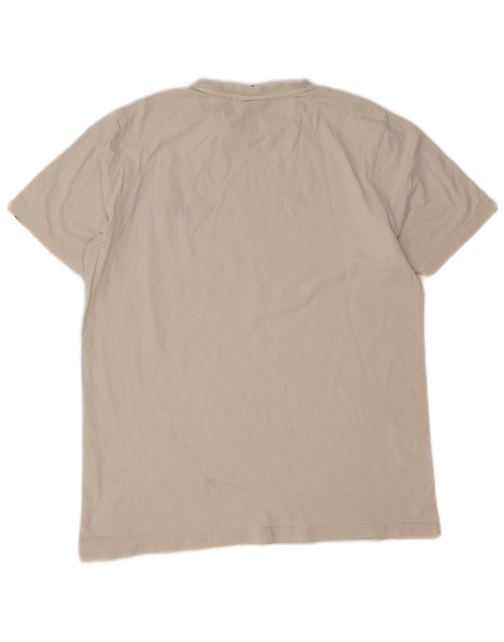 Ellesse - Camiseta gráfica para hombre, talla grande, color blanco