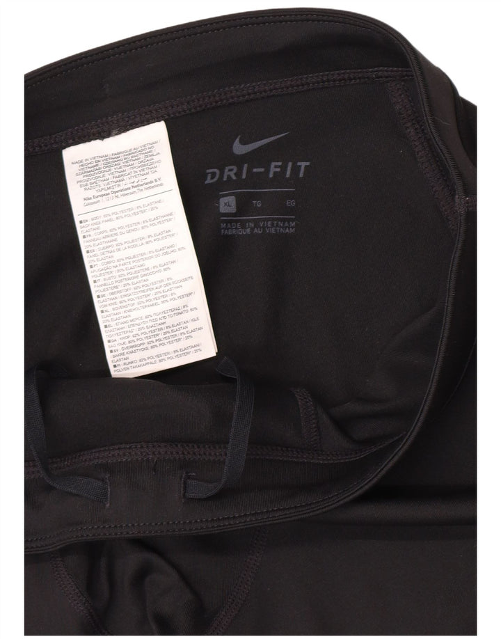 Nike Dri Fit Capri Leggings para hombre XL Poliéster negro