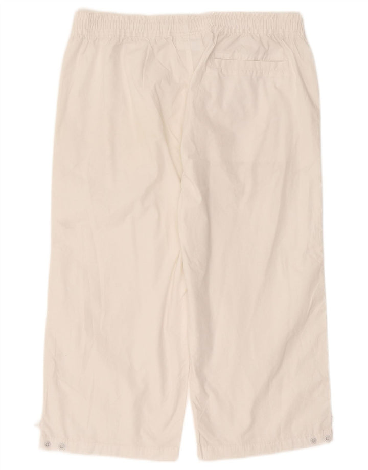 CHAMPION Pantalones de chándal capri para hombre de algodón blanco grande