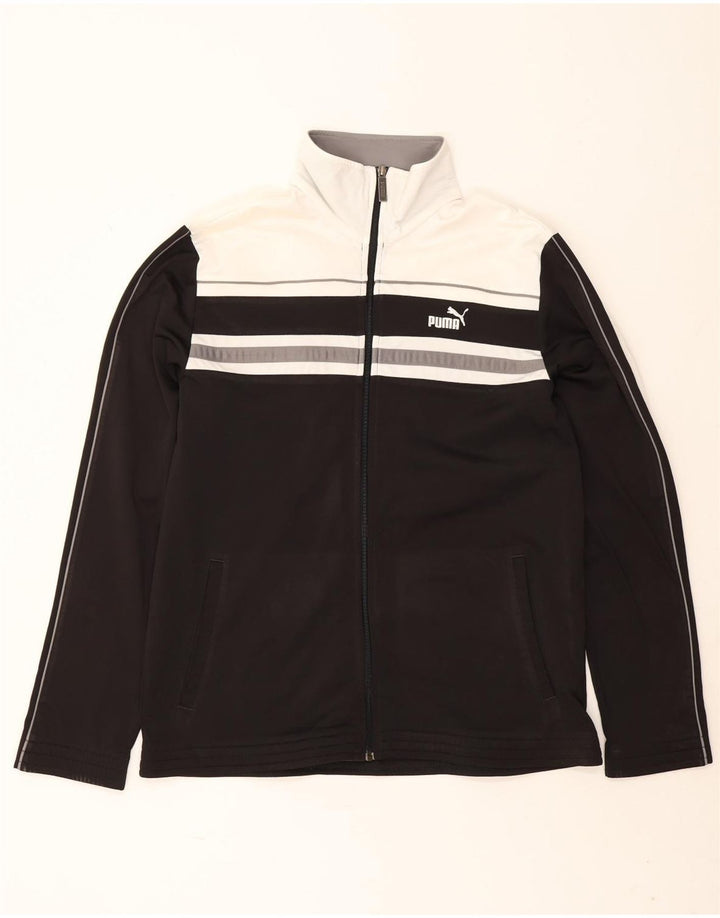 Puma Chaqueta de chándal para hombre, talla grande, color negro