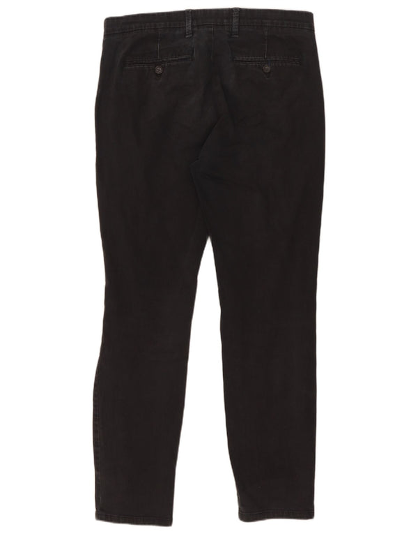 Marks & Spencer Pantalones chinos ajustados para hombre W32 L31 Algodón negro