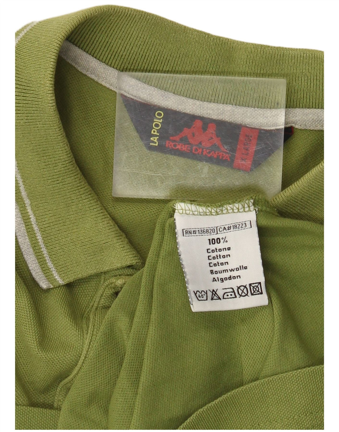 KAPPA Polo Hombre XL Algodón Verde