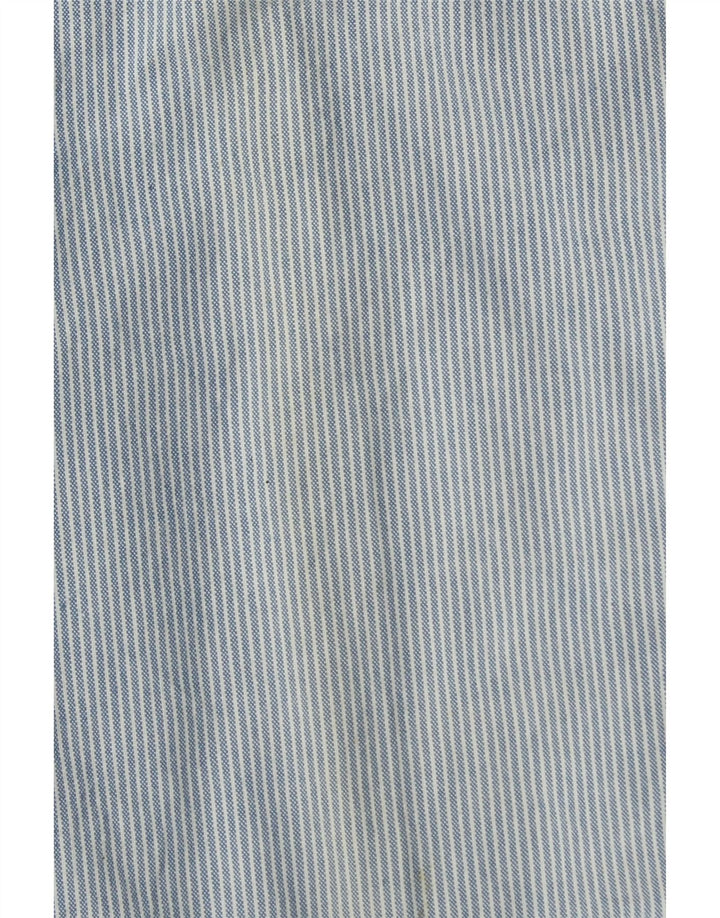 FAY Pantalón de traje recto para hombre IT 48 Medium W32 L31 Algodón a rayas azules