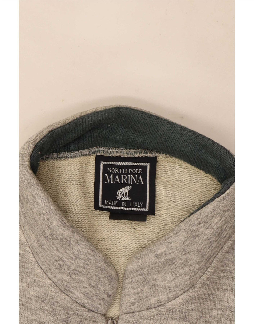 Polo Norte Hombre Sudadera Con Cremallera Y Cuello Jersey XL Gris Colorblock