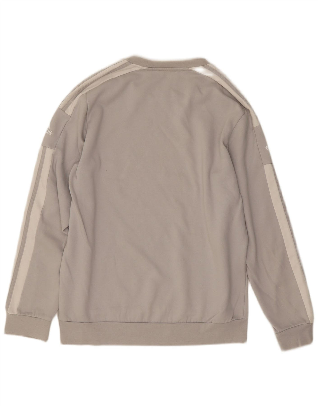 Adidas Hombre Sudadera Gráfica Jumper Algodón Gris Medio