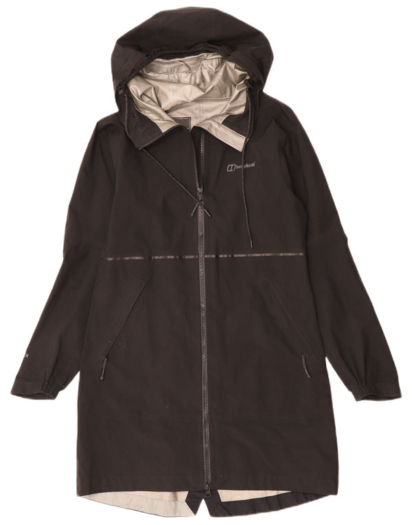 BERGHAUS Chubasquero con capucha Gore-Tex para mujer UK 10 Small Poliéster negro