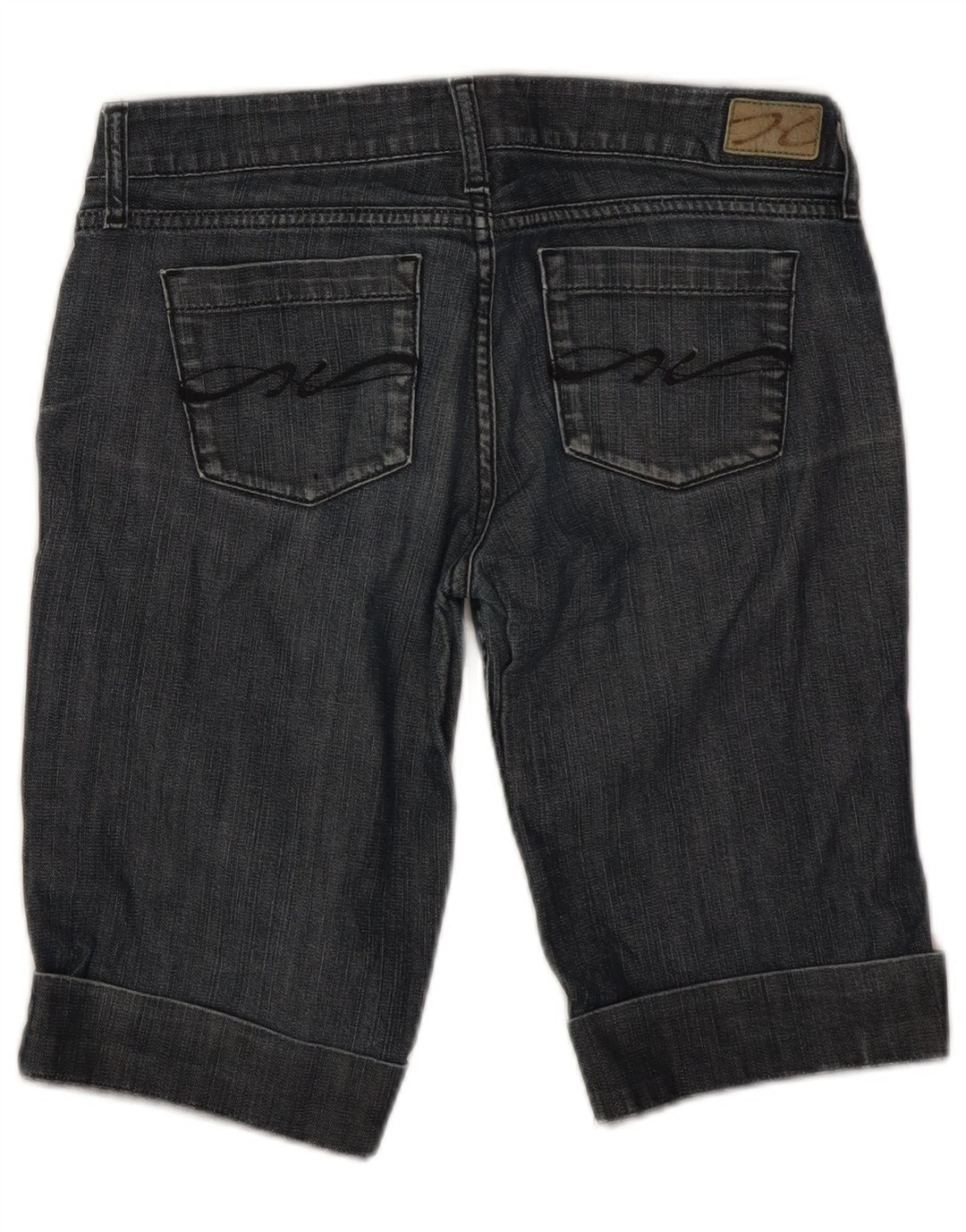 Shorts Tommy Hilfiger Mujer Bermudas Vaqueras W28 Algodón Azul Medio