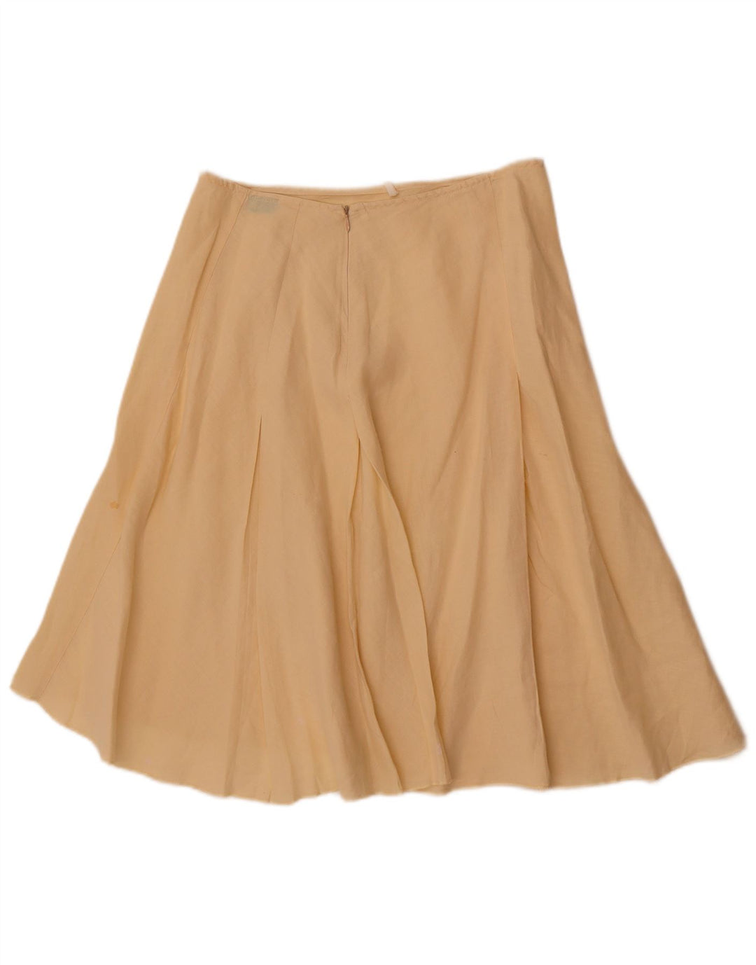 Benetton Falda Acampanada W28 Amarillo Medio