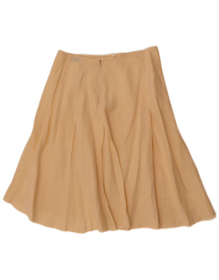 Benetton Falda Acampanada W28 Amarillo Medio