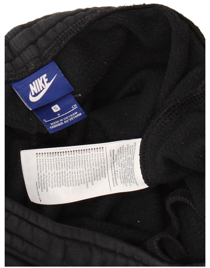 NIKE Hombre Pantalones de Chándal Joggers Small Negro Algodón