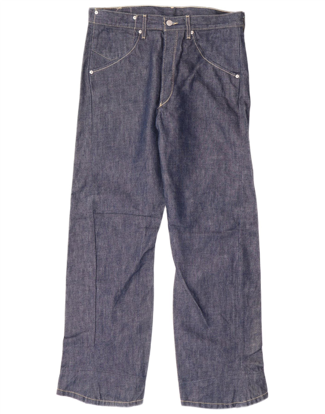 LEVI'S Jeans rectos 501 para hombre W32 L30 Azul Algodón Clásico