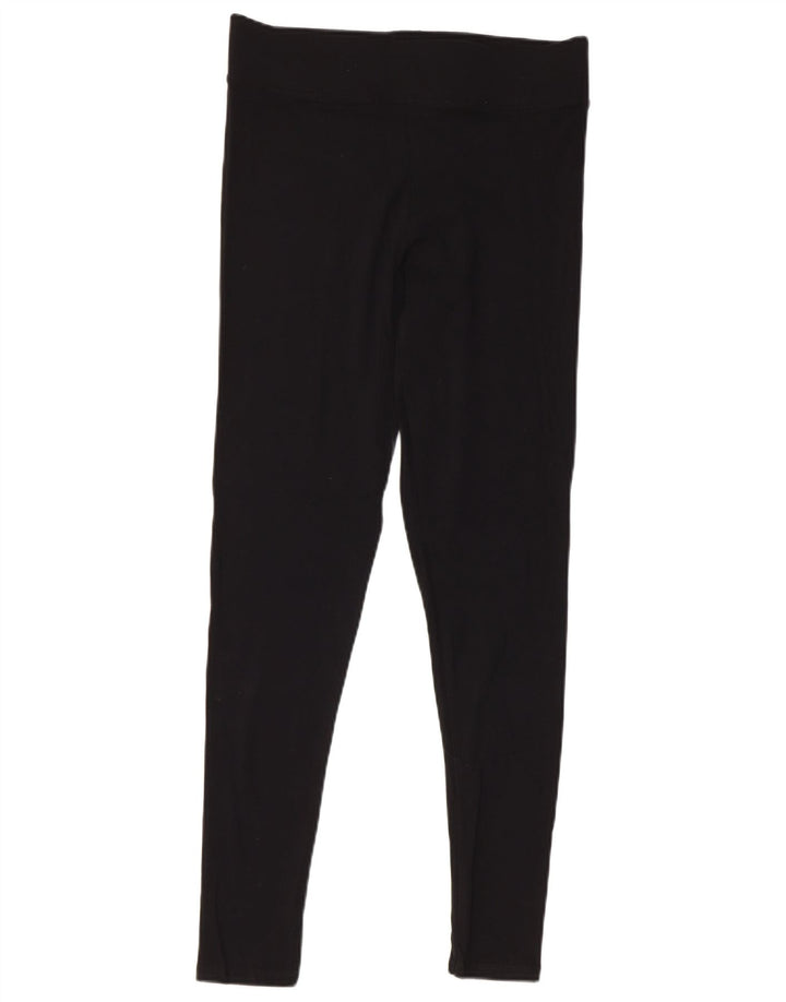 Marks & Spencer Leggings para mujer Reino Unido 12 Mediano Algodón negro