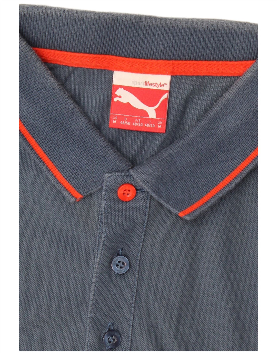 Polo PUMA para hombre azul medio
