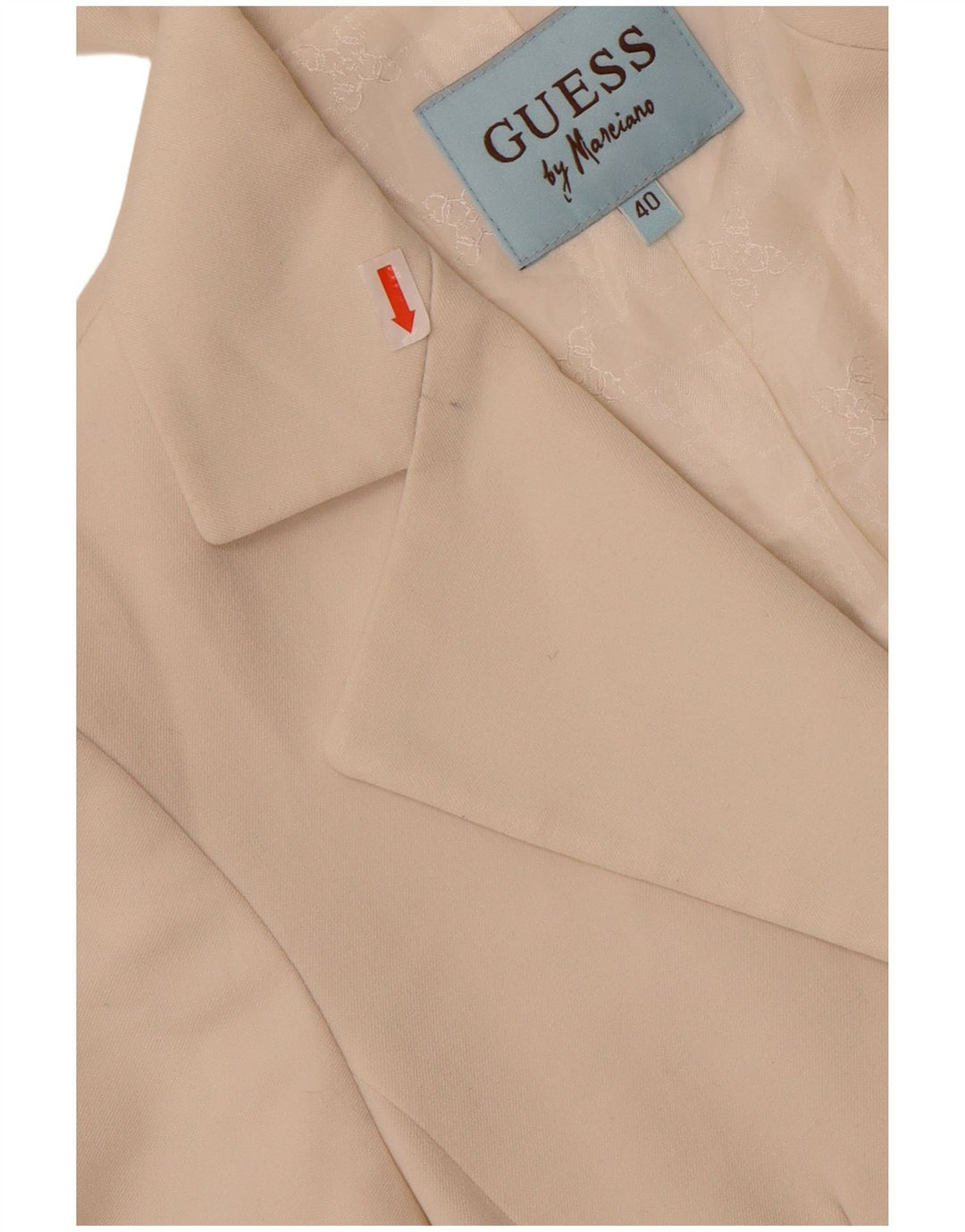 Guess By Marciano Chaqueta Blazer De 2 Botones Para Mujer IT 40 Small White