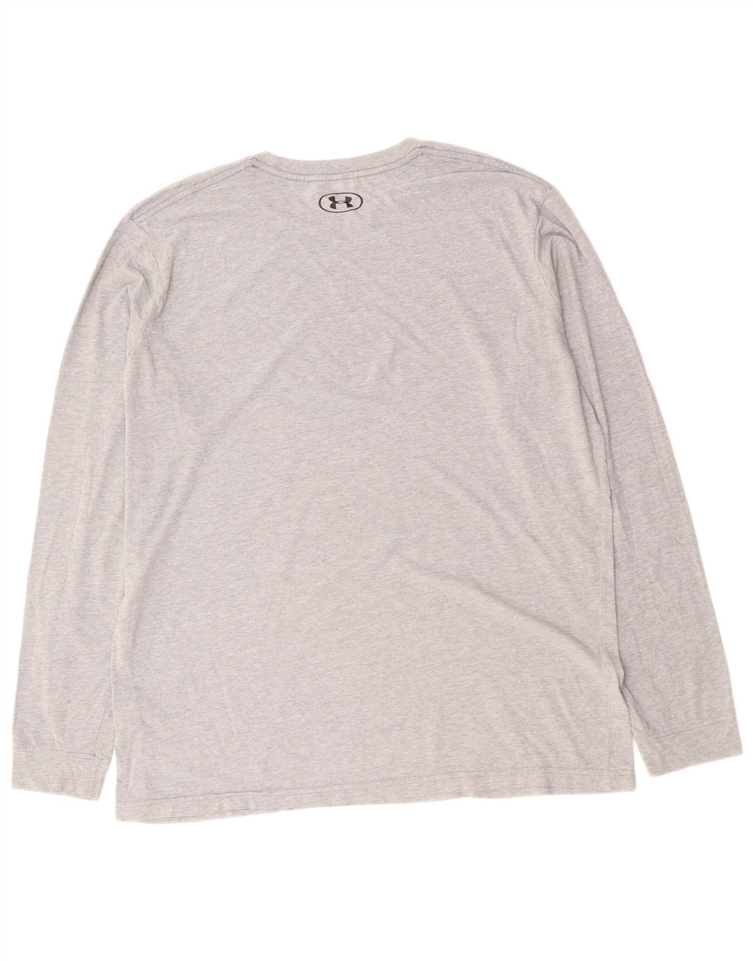 UNDER ARMOUR Camiseta Heat Gear para hombre de manga larga de algodón gris grande