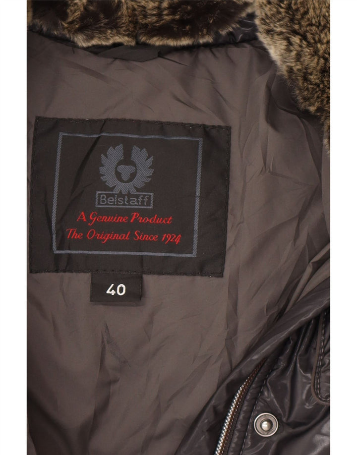 BELSTAFF Chaqueta acolchada para mujer EU 40 Small Grey Nylon