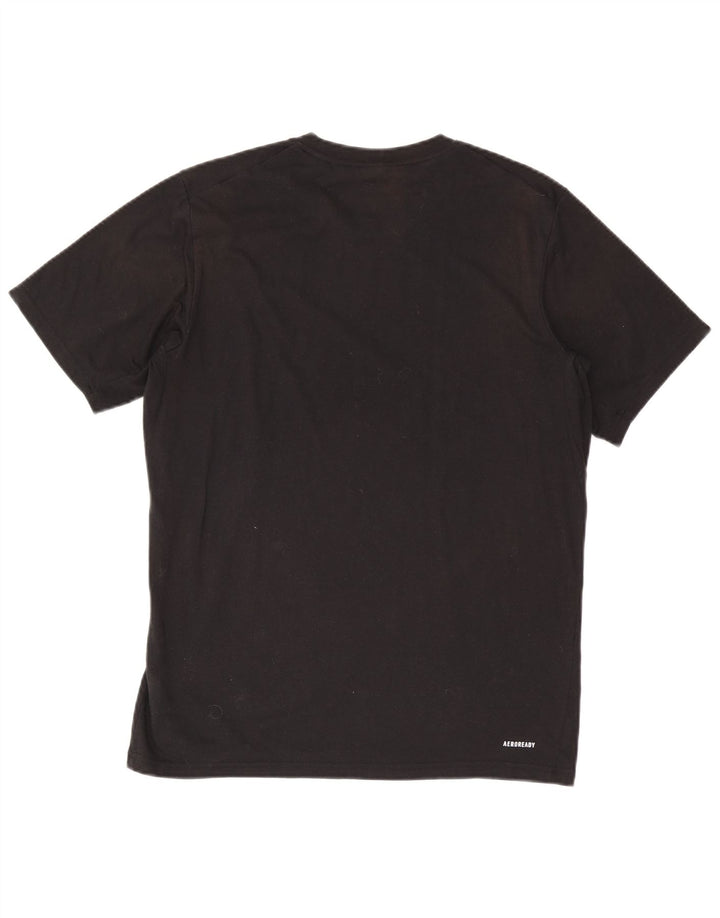 Adidas Hombre Aeroready Camiseta Top Grande Poliéster Negro