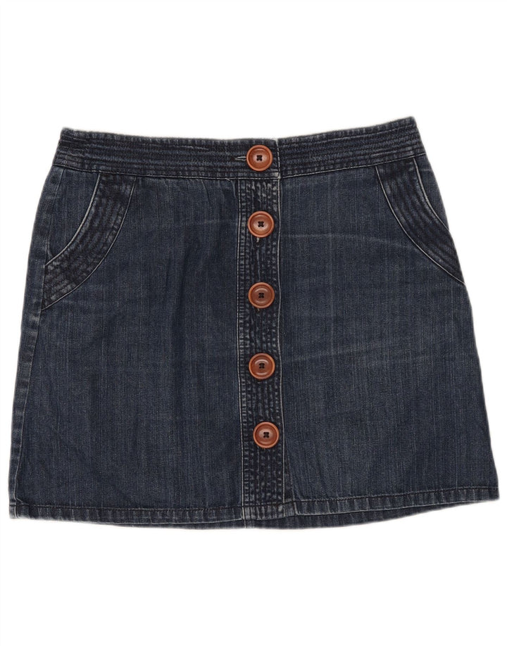 BODEN Falda vaquera para mujer UK 14 Large W32 Azul marino Algodón